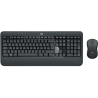 Logitech MK540 Advanced Wireless Keyboard Mouse Combo - Black - QWERTY Italian - 1