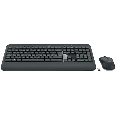 Logitech MK540 Advanced Wireless Keyboard Mouse Combo - Black - QWERTY Italian - 2
