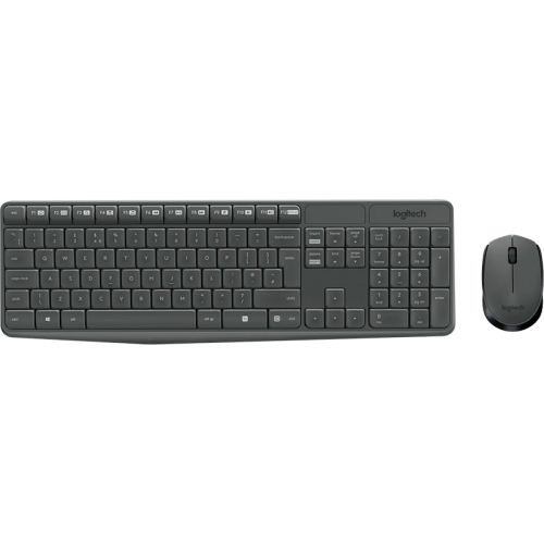 Logitech MK235 Durable Wireless Keyboard Mouse Combo - QWERTY Italian - 1