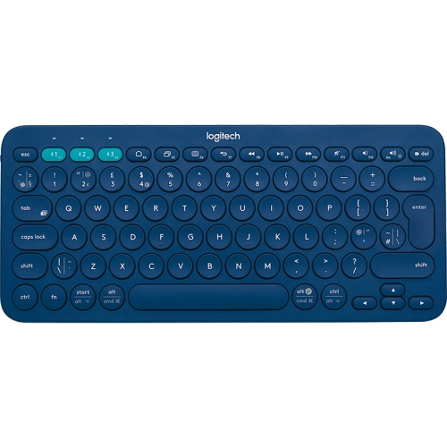 Logitech K380 Multi-Device Bluetooth Keyboard - Blue - QWERTY Italian - 1