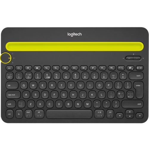 Logitech K480 Multi-Device Bluetooth Wireless Keyboard - Black - QWERTY Italian - 1