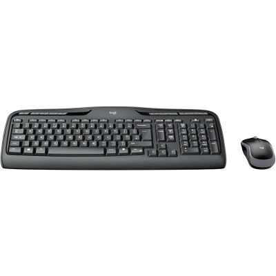 Logitech MK330 Portable Wireless Keyboard Mouse Combo - Black - QWERTY Italian - 2