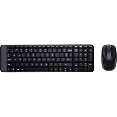 Logitech MK220 Compact Wireless Keyboard Mouse Combo - Black - QWERTY Italian - 1