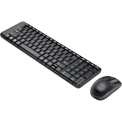 Logitech MK220 Compact Wireless Keyboard Mouse Combo - Black - QWERTY Italian - 3