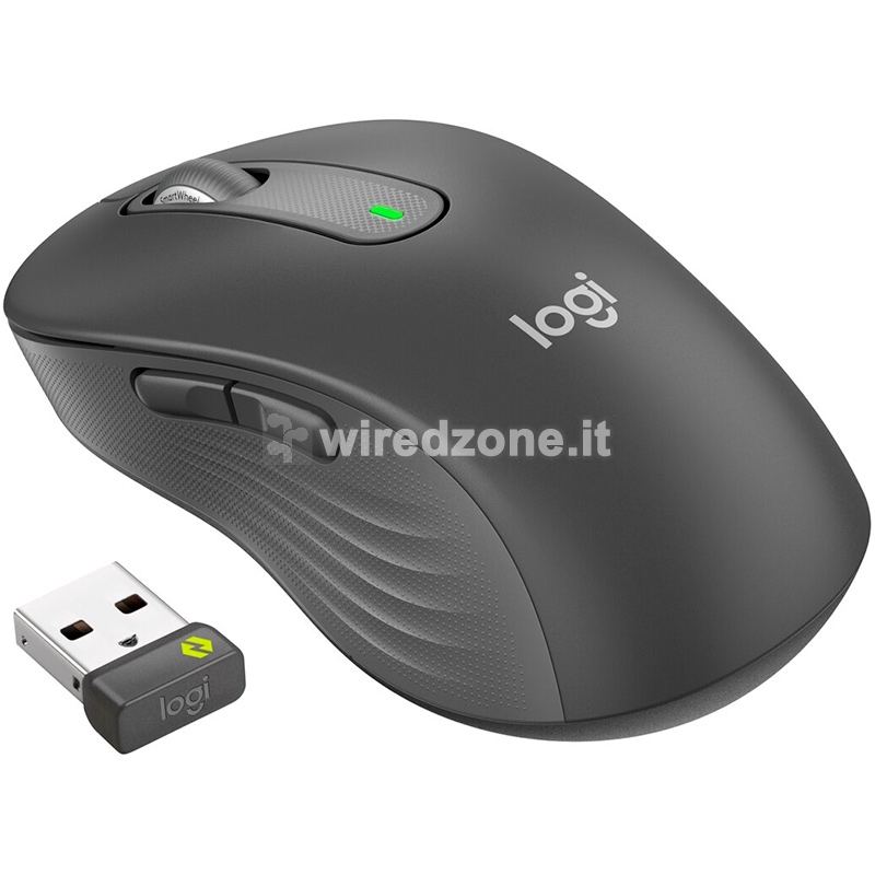 Logitech Signature M650 L for Business Wireless Mouse - Graphite - 1