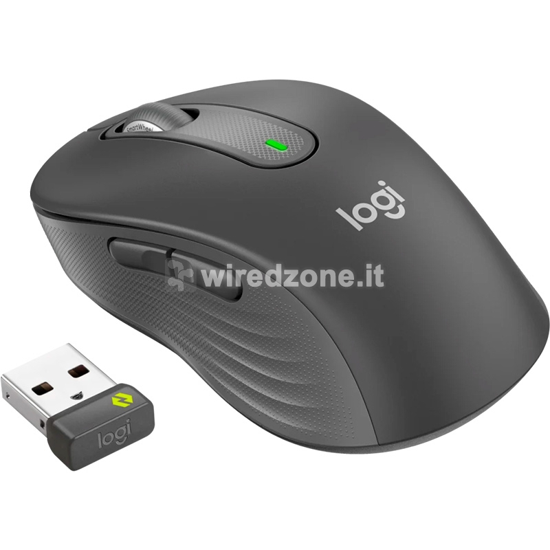 Logitech Signature M650 for Business Wireless Mouse - Graphite - 1