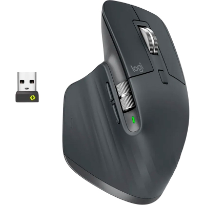 Logitech Unify MX Master 3 Wireless Mouse - Graphite - 1