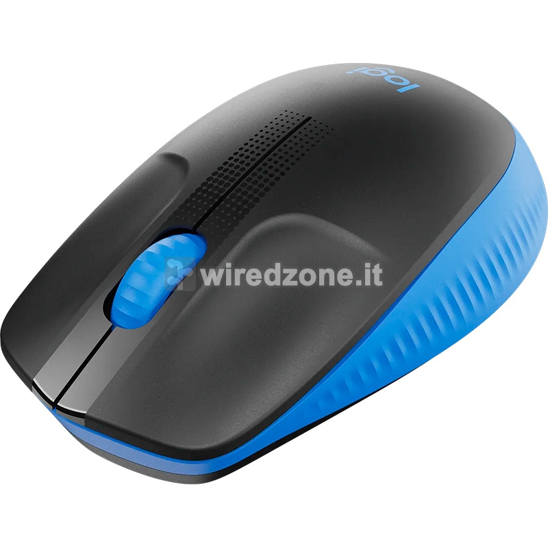 Logitech M190 Wireless Mouse - Full Size Curve Design - Blue - 1