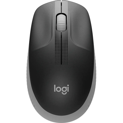 Logitech M190 Wireless Mouse - Full Size Curve Design - Mid Gray - 2