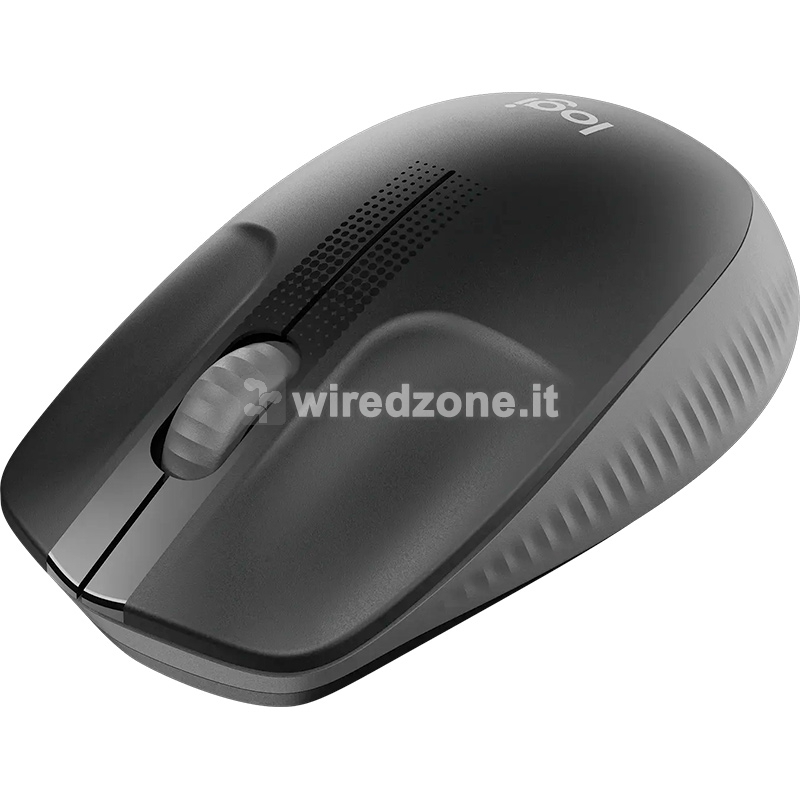 Logitech M190 Wireless Mouse - Full Size Curve Design - Charcoal - 1