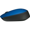 Logitech M171 Wireless Mouse - Blue Black - 3