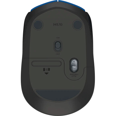Logitech M171 Wireless Mouse - Blue Black - 4