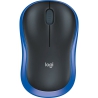 Logitech M185 Compact Wireless Mouse - Black Blue - 2