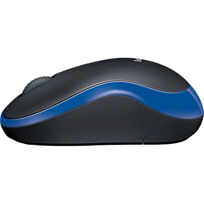 Logitech M185 Compact Wireless Mouse - Black Blue - 4