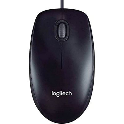 Logitech M90 USB Mouse - Gray - 4