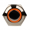 DimasTech Push-Buttons 16mm - Silver Line - Orange - 2