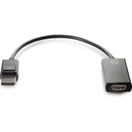 HP DisplayPort To HDMI True 4K Cable Adapter - Black - 1