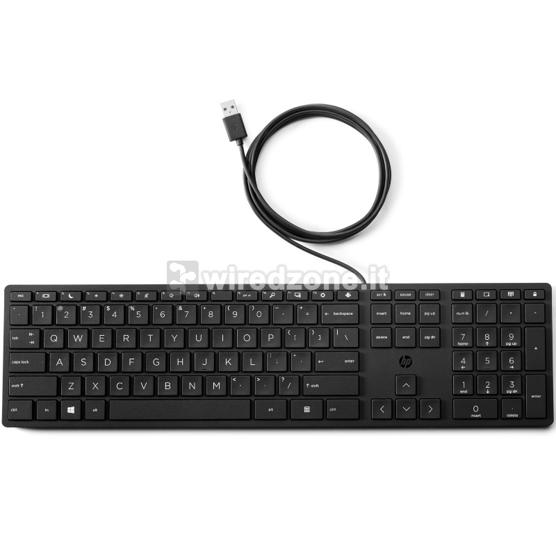 HP 320K Wired Desktop Keyboard - QWERTY - Italian - 1