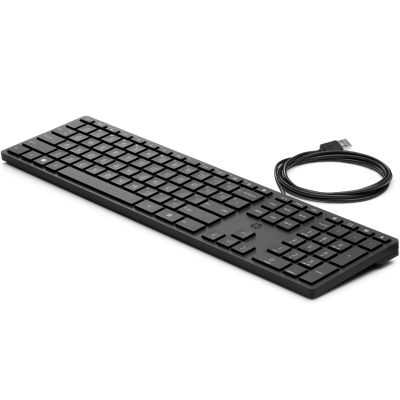 HP 320K Wired Desktop Keyboard - QWERTY - Italian - 2
