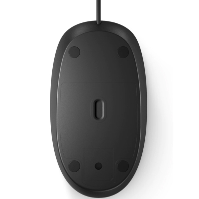 HP 125 Wired Mouse - Black - 2