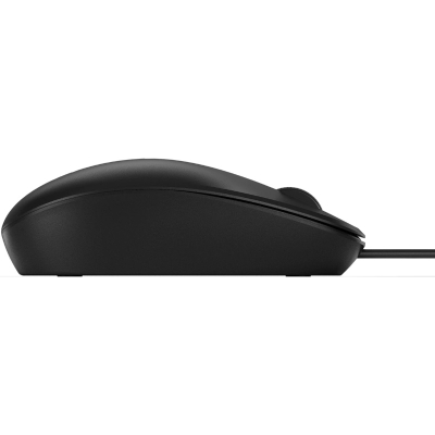 HP 125 Wired Mouse - Black - 6
