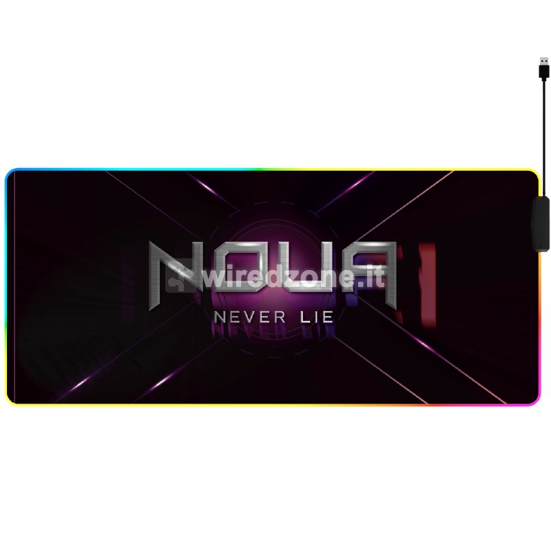 Noua Dusk Pro RGB Gaming Mousepad XXL with HUB USB 2.0 - 1
