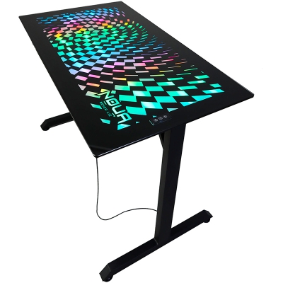 Noua Duk RGB Gaming Desk with Tempered Glass Top - 2