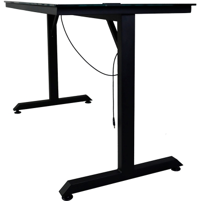 Noua Duk RGB Gaming Desk with Tempered Glass Top - 4