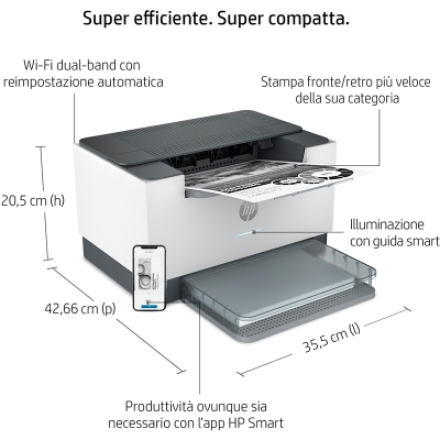 HP LaserJet M209dw Printer - 5