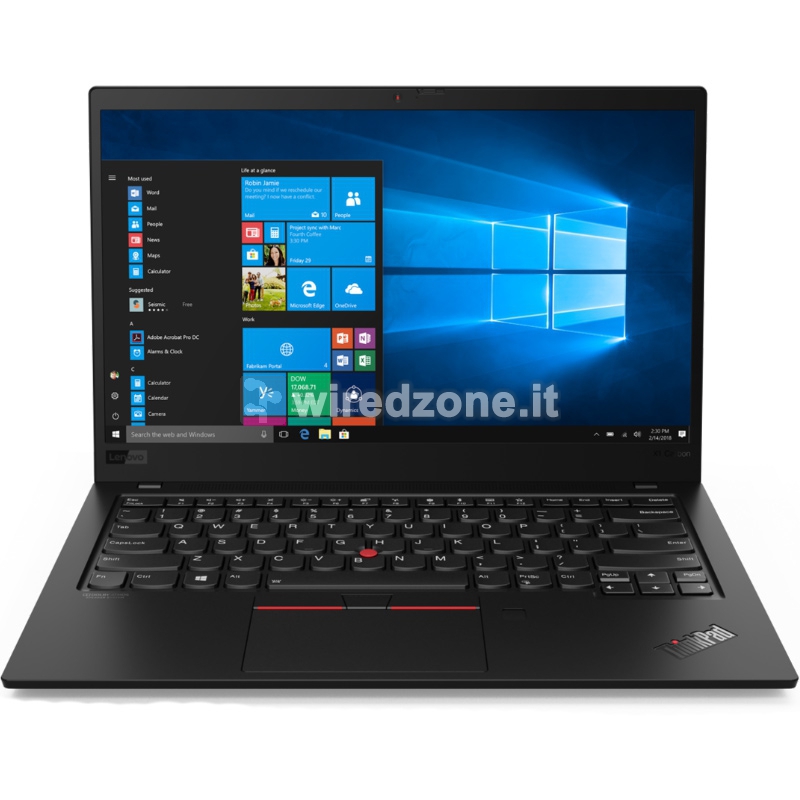 Lenovo ThinkPad X1 Carbon Gen10, i7-1255U, 35,6 cm (14"), WUXGA, Shared, 16GB RAM, 512GB SSD, W11P - 1