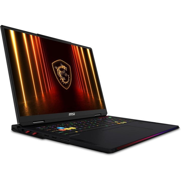 MSI Raider HX AI A2XW, Intel Core Ultra 9, 18", RTX 5080 16G, 64GB, 4TB SSD, W11Home