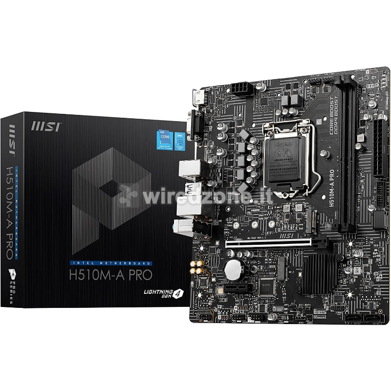 MSI H510M-A PRO, Intel H510 Mainboard - Socket 1200 - 1
