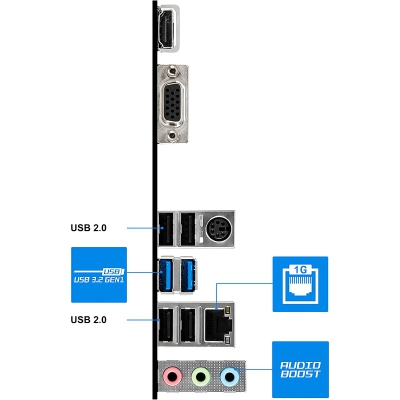 MSI H510M-A PRO, Intel H510 Mainboard - Socket 1200 - 5