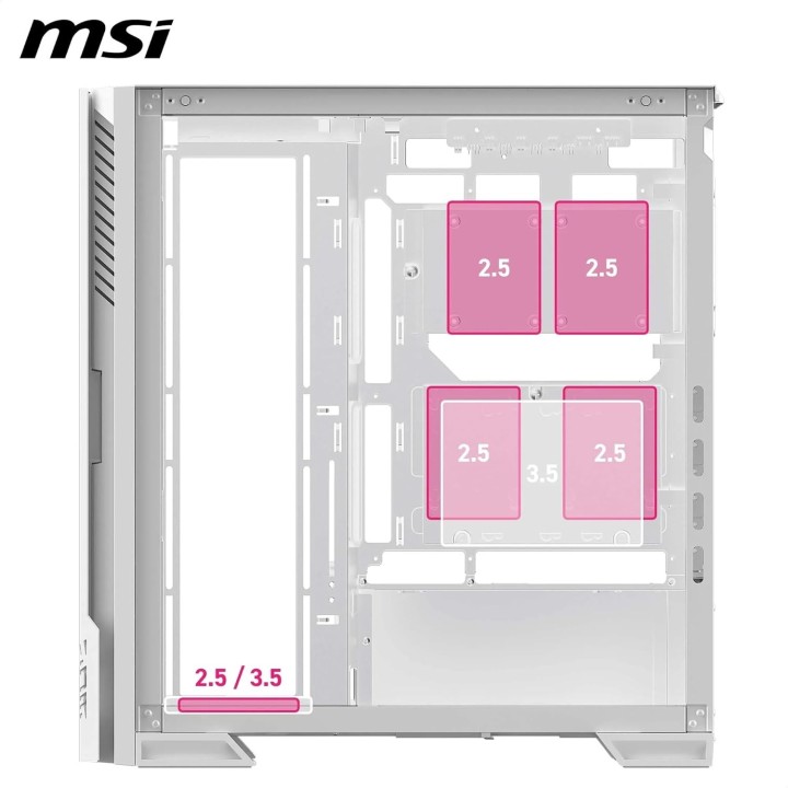 MSI MPG Velox 300R Airflow PZ, Full-Tower, White