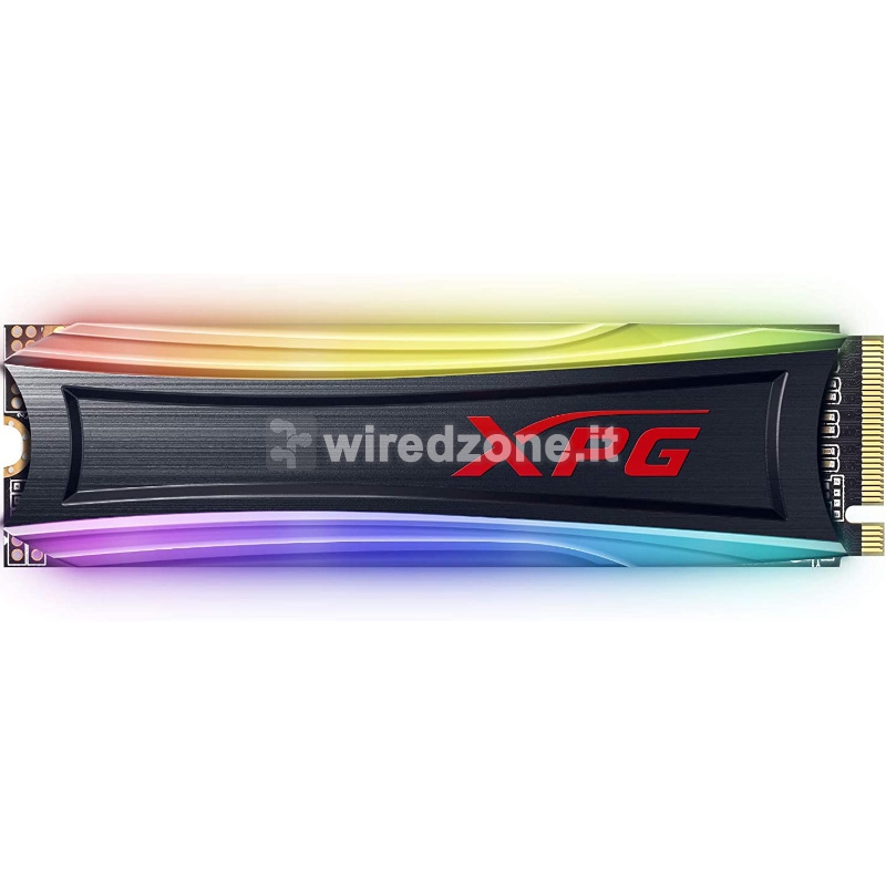ADATA XPG S40G RGB SSD, PCIe Gen3x4, 3D NAND, M.2-2280 - 512 GB - 1