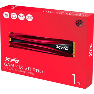 ADATA XPG GAMMIX S11 Pro SSD M.2 2280, 3D NAND, PCIe Gen3x4 - 1 TB - 5