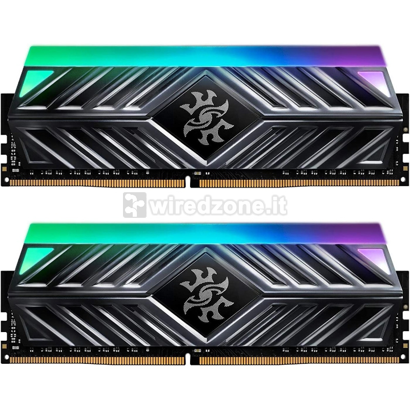 ADATA XPG RGB SPECTRIX D41, DDR4-4133, U-DIMM, Black - 16 GB Dual-Kit - 1