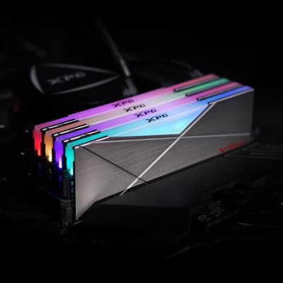 ADATA XPG RGB SPECTRIX D50 Grey, DDR4-3200, U-DIMM - 8 GB - 2