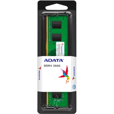 ADATA DDR4-2666, U-DIMM, 1024Mx8 - 4 GB - 2