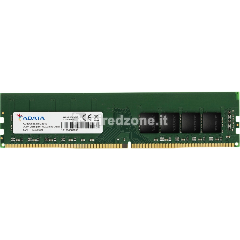 ADATA DDR4-2666, U-DIMM, 512Mx8 - 16 GB - 1