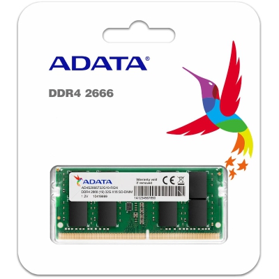 ADATA DDR4-2666, SO-DIMM, 1024Mx8 - 16 GB - 2