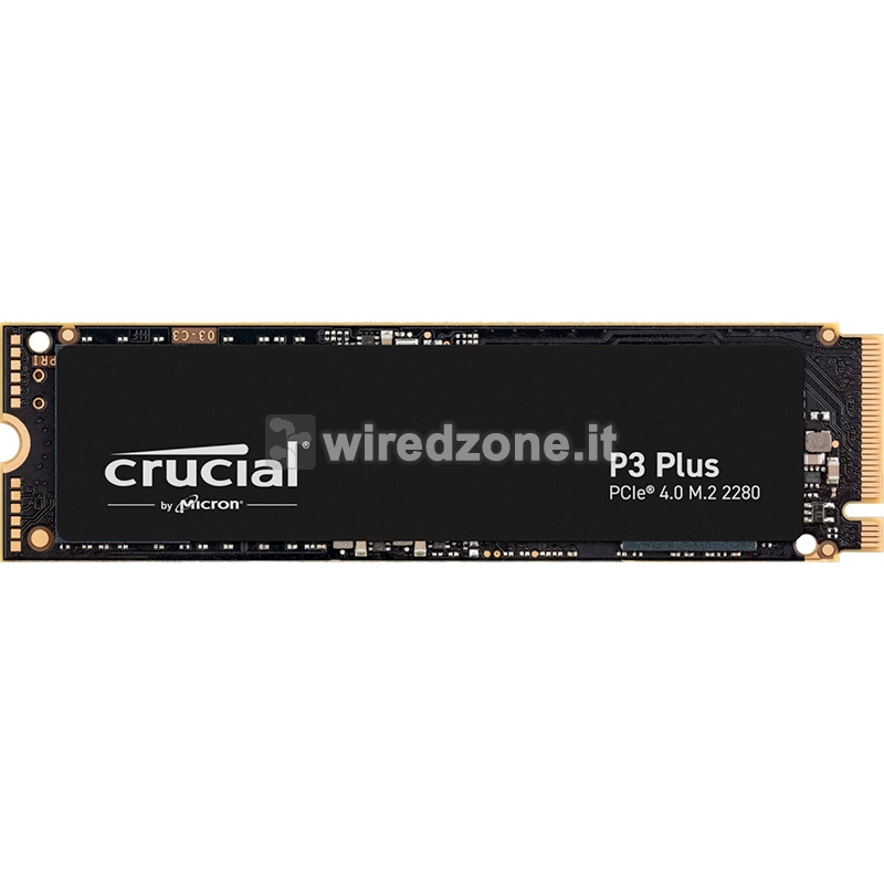 Crucial P3 PLUS M.2 2280 SSD, NVMe, PCIe 4x4 - 500 GB - 1