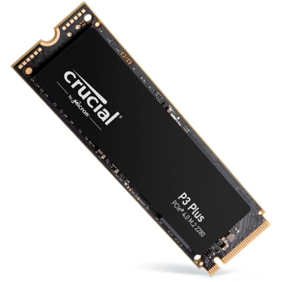 Crucial P3 PLUS M.2 2280 SSD, NVMe, PCIe 4x4 - 500 GB - 2