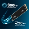 Crucial P3 PLUS M.2 2280 SSD, NVMe, PCIe 4x4 - 500 GB - 4