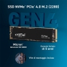 Crucial P3 PLUS M.2 2280 SSD, NVMe, PCIe 4x4 - 2 TB - 6