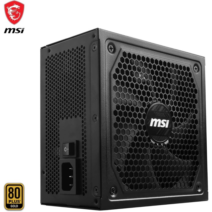 MSI MAG A1250GL PCIe5, 80 Plus Gold, 1250w