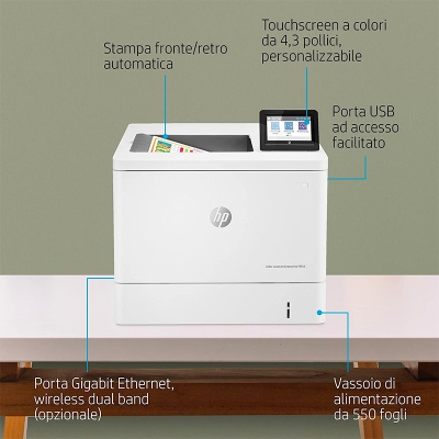 HP Color LaserJet Enterprise M555dn Printer - 5