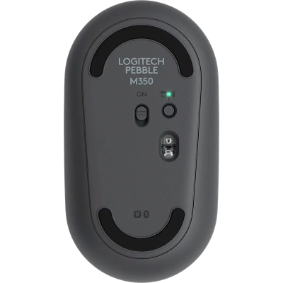 Logitech Pebble M350 Wireless Mouse - Graphite - 4