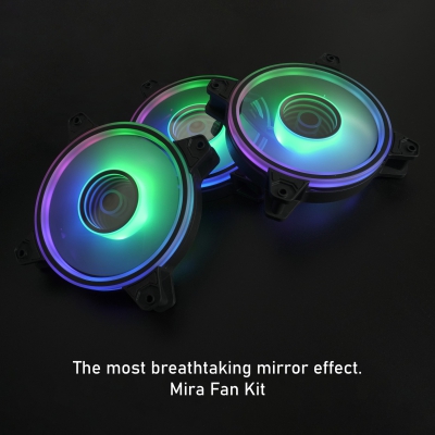 Noua Mira PWM ARGB Fan, 3x Pack + Controller - 120mm - 3