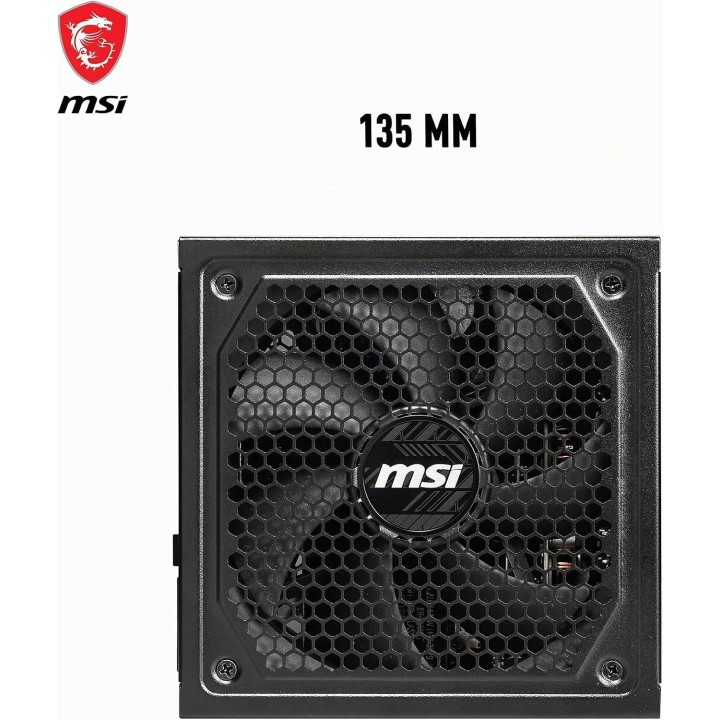 MSI MAG A1250GL PCIe5, 80 Plus Gold, 1250w